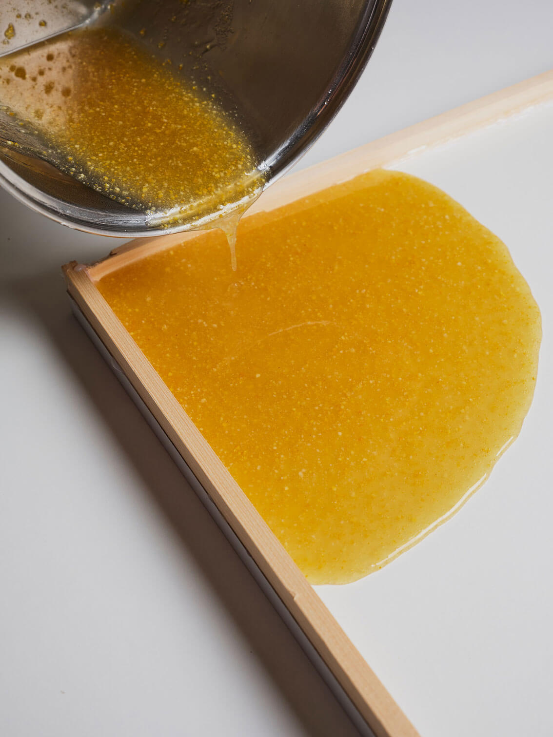 Pouring into mold